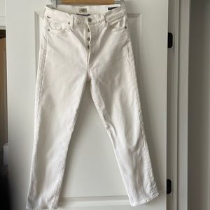 Citizens of humanity Olivia  crop white/cream jeans